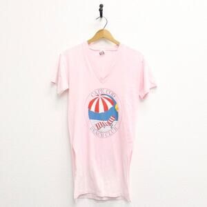 Vintage Cape Cod Beach Club Sleep Night T Shirt Small